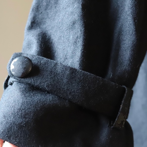 HELENA + Neiman Marcus CHILD Black wool blend coat, size 7 years old - Picture 5 of 7